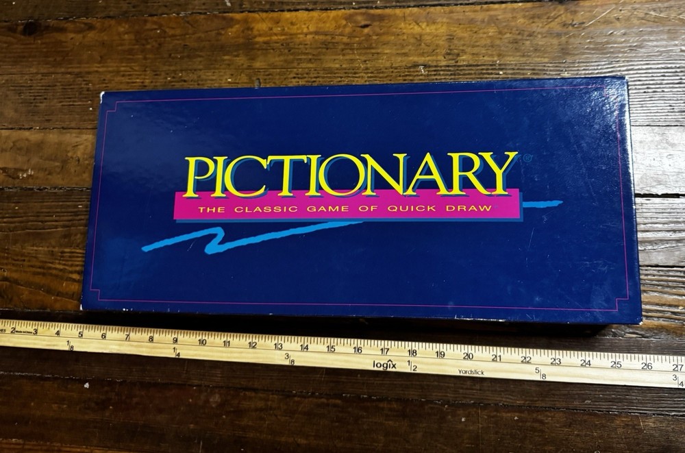 Pictionary – 1993 – Updated for the 90s – Complete New Open Box