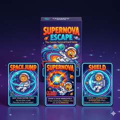 SuperNova Escape The Cosmic Survival Card Game * First Offering Only 8 Lots * +?