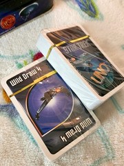 STAR TREK UNO 1999 Special Edition w/ Collectible Tin * Family Card Game