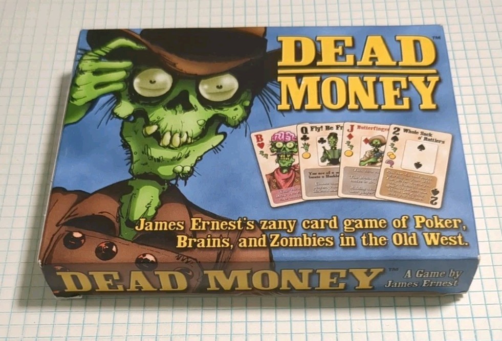 Dead Money (Board Game, 2006, Cheapass Games) Western Poker Used 100% Complete