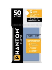 Phantom Sleeves: Gold Size (50mm x 75mm) – Gloss/Gloss (50)