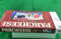 Vintage Parcheesi Board Game of India 1989 Milton Bradley Royal Complete