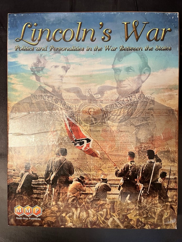 Multiman MMP Lincoln’s War Board Game Unpunched
