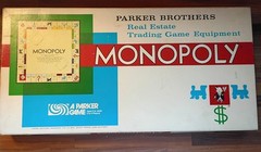 VTG Monopoly Board Game Parker Brothers Classic Original Box Complete No.9 1961