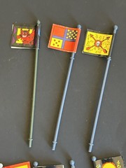 Milton Bradley Battle Masters Board Game Banners Flags Replacement Lot Of 23
