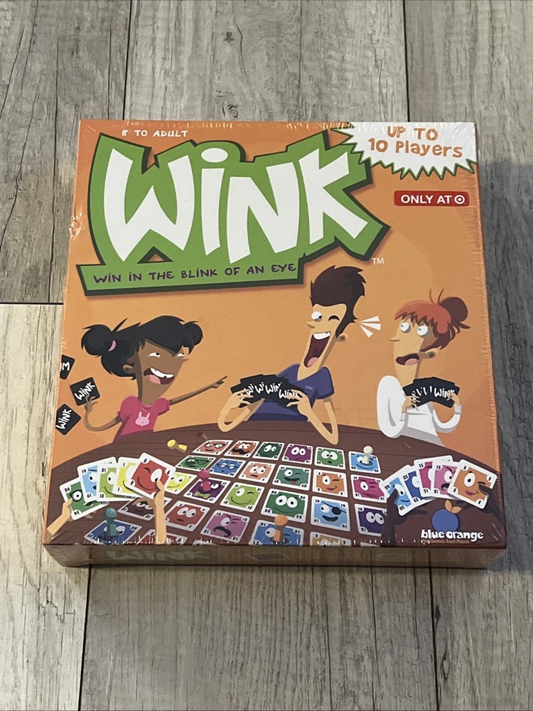 Wink: Win In The Blink Of An Eye Card Game Blue Orange Games NEW SEALED NIB