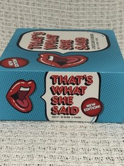 That’s What She Said Party Game New Edition Adult Card Game Ages 17+