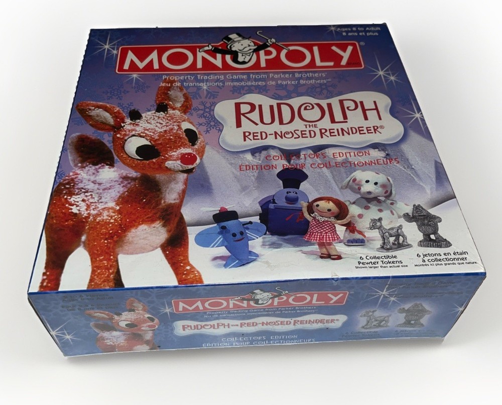 Monopoly (USAopoly) Rudolph the Red-Nose Reindeer 2006 Collector’s Edition NEW