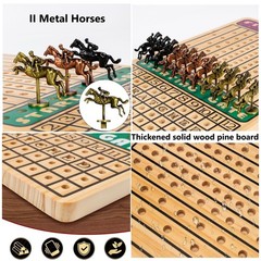 Horse Race Board 15.6 in Game, Luxury Game