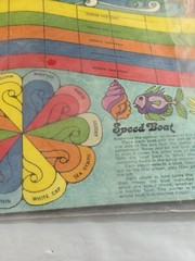 1977 Vtg Speed Boat sport Mini game board in packaging WHITMAN Western Sealed