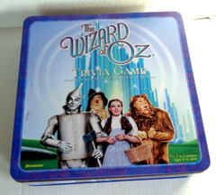 The Wizard Of Oz Trivia Game in Tin Box 1999 Pressman Toy Corporation
