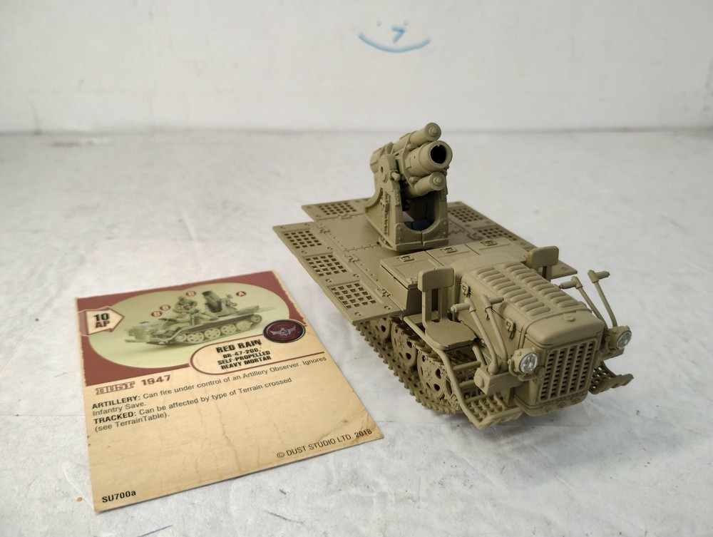 Dust Tactics: BR 47 Self-Propelled Weapon Platform red rain