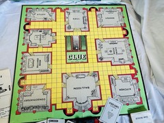 100% COMPLETE 1949 Vintage CLUE Board Game Parker Brothers Long Box Antique