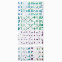 160Pcs 4-Layer Turquoise Acrylic American Mahjong Set fast ship