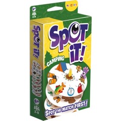 Spot It! Camping POCKET Family Card Game Zygomatic Matching Party NO TIN