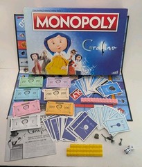 Monopoly Board Game Coraline – Near Complete 97% Missing 2 Token 2 Chance 5 Tent
