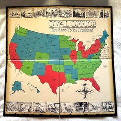 Vintage 1990s Oval Office Race To Be President Board Game New in Box