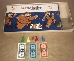 Vintage 1963 Beetle Bailey The Old Army Game No. 4424 BOARD GAME MILITARY KING F