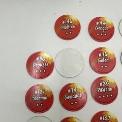 Pokemon Pogs Collectible Set Various Characters & Animals Lot Of 23