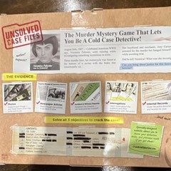 Unsolved Case Files Veronica Falcone Case Murder Mystery Game Evidence 1+ 14+