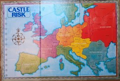 Risk & Castle Risk Board Game 2 in 1 Vintage Parker Brothers Incomplete AS IS