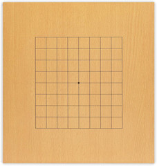 Beechwood Veneer (0.4-Inch) Etched Beginner’S Reversible 9X9/13X13 Go Game Set B