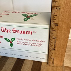 Vtg Christmas Holiday Trivia Family Game Retro Tis The Season Cards USA
