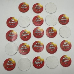 Pokemon Pogs Collectible Set Various Characters & Animals Lot Of 23