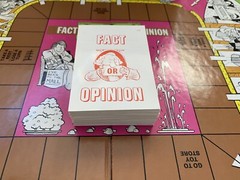 Fact Or Opinion Comprehension Board Game Kit Red Level Edition CGC Learning Well