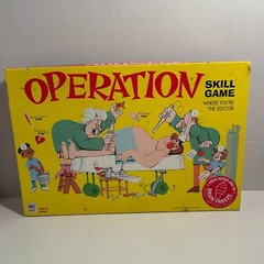Milton Bradley Operation Game with Cards 2003 Kids 6 years and up USED .