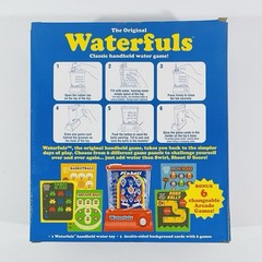 Original Waterfuls Classic Handheld Water Game – 6 Interchangeable Back Panels