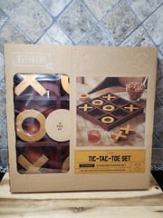 Jumbo Tic Tac Toe Table Game Set American Heritage Vintage Style Oversized 15 in