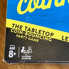 Hasbro Sealed Tabletop Coin Hole Game, Coin Bouncing-Wood. New. Small Cornhole