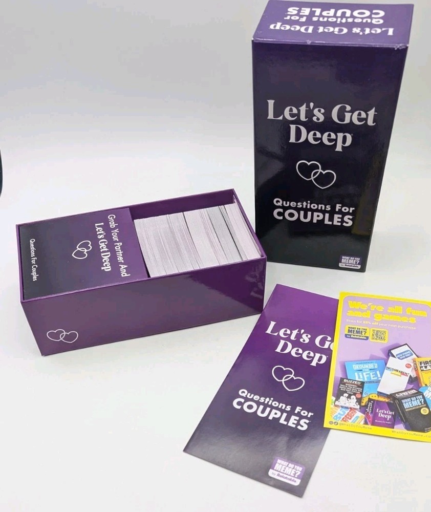 Let’s Get Deep Questions for Couples Adult Party Game by What Do You Meme?