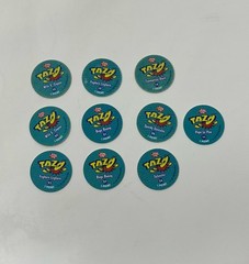 Lot Of 10 Pogs Tazos 1995 Looney Tunes Vintage Chetoos Sabritas