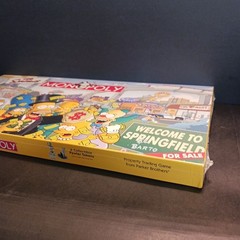 VINTAGE Monopoly THE SIMPSONS BOARD GAME w/ Collectible Tokens 2001 SEALED 🎲