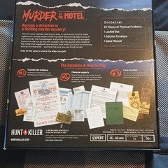 Hunt A Killer Murder at The Motel Detective Mystery Game 1+ 14+ 2021 Clues