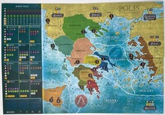Mercury Games Polis: Fight for the Hegemony (1st Ed) w/Promos – Complete Used