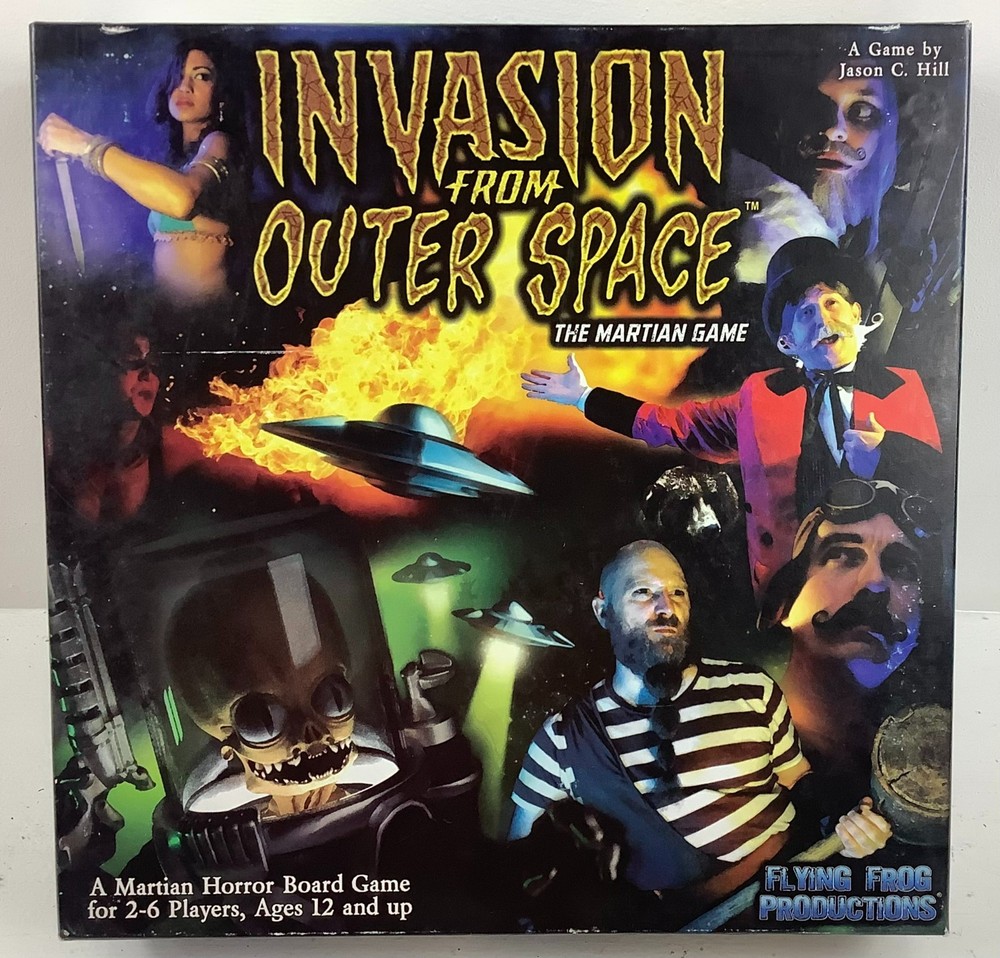 Invasion From Outer Space The Martian Game 2010 Flying Frog Promotions COMPLETE