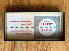 B&A Bowls Indoor Carpet Game – Complete in Box w/ Instructions