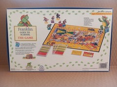 Franklin Goes to School 1986 Vintage Board Game Preschool to 8 years