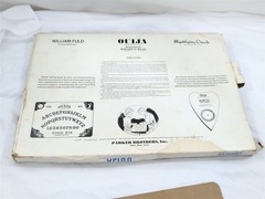 NO ROUND INSERT!! William Fuld MYSTIFYING ORACLE Original Ouija Board&Planchette
