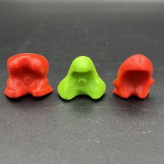 Lot of 3 Rare MEGA BONES Eggy Nosey Corny 1990s – Vintage Gogo’s Crazy Bones