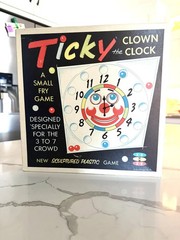 Vintage Toddler Game “TICKY The Clown Clock” 1956 Happy Hour Inc. – COMPLETE