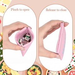 Mahjong Dice Bags 3.8 x 3.9 in PU Squeeze Mahjong Pouch Mini Dice Coin Tiles …