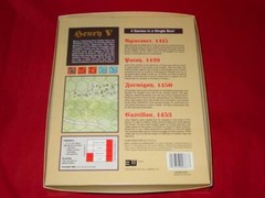 3W – HENRY V – 4 Battles from the Hundred Years War Game (PUN) EX RARE