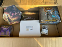 Tanares Deluxe Backer and Silver Unpainted Pledge Box Storage Box 1 & 2