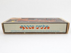 Vintage Space Probe Gravity Skill Game Crestline No. 600 Wooden Tabletop Game