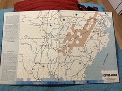 CIVIL WAR, VINTAGE 1961 AVALON HILL GAME, AS IS/ FREE POSTAGE!!!!
