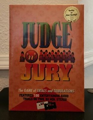 JUDGE N JURY BOARD GAME TRIALS & TRIBULATIONS NIB AUDIO TRIALS CASSETTE TAPE